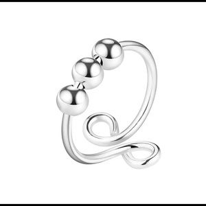 Adjustable 925 Spinner Ring, Anti Anxiety |Meditation Ring | Worry Ring …